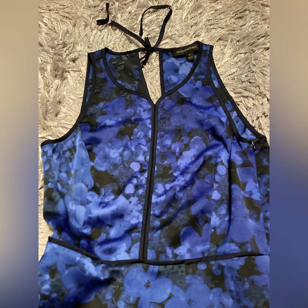 Banana Republic Floral MIDI Dress - Picture 8 of 14